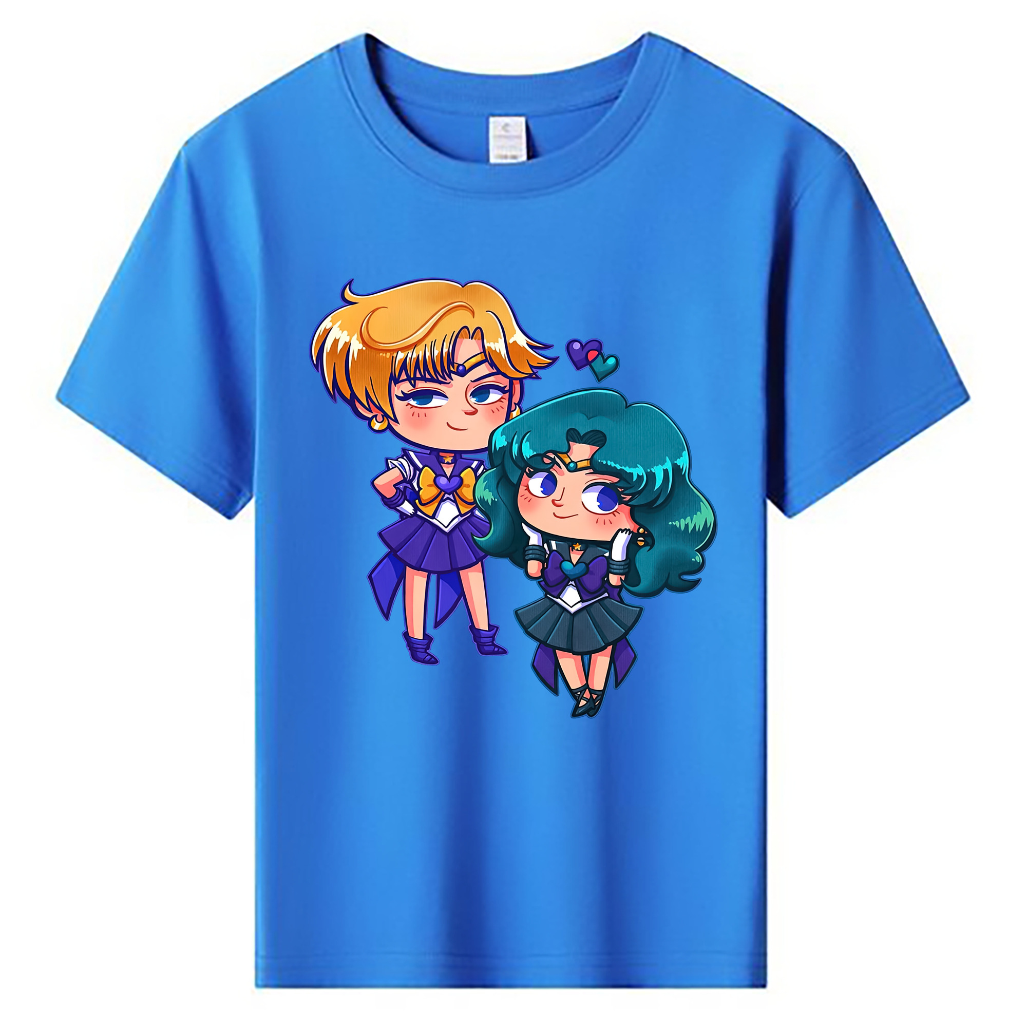 （画像用） 美少女戦士セーラームーン 天王はるか Sailor Moon Tenoh Haruka 綿100％キッズTシャツ（フロントプリント）